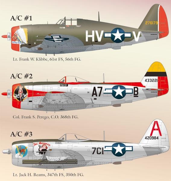 Lifelike 1/48 Decals for Republic P-47D Thunderbolt Part 9 - LLD48049