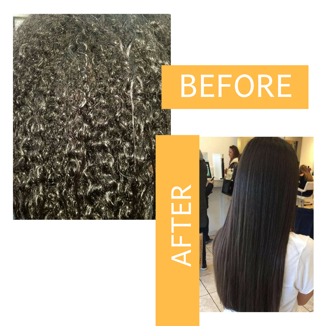 Brazilian Keratin Treatment Tratamiento de Keratina Hair Straightening KERAZON