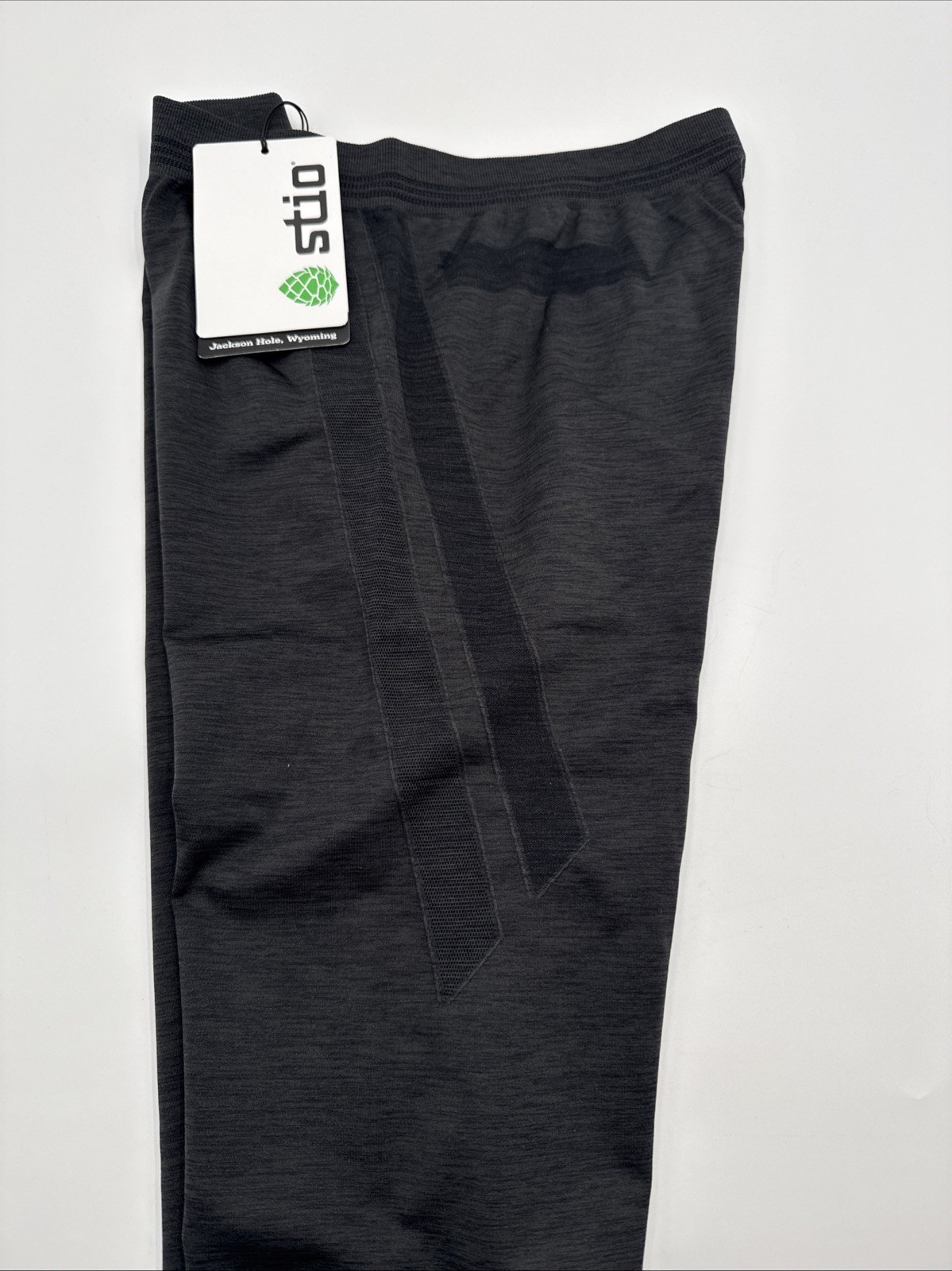 $128 Stio Men's Basis Seamless Midweight Base Layer Tights-Black-XLarge-New Tags