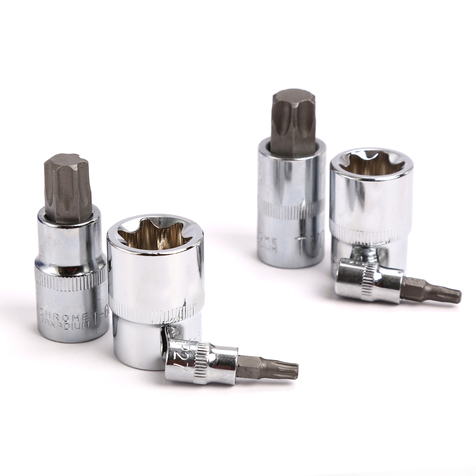 60Pcs Master Torx Bit Socket and External Torx Socket Set | S2 and Cr-V Steel