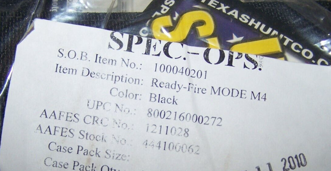 Pouch ButtStock Mag 30 Rnd SPECOPS Collapsible Military Genuine Issue Made USA