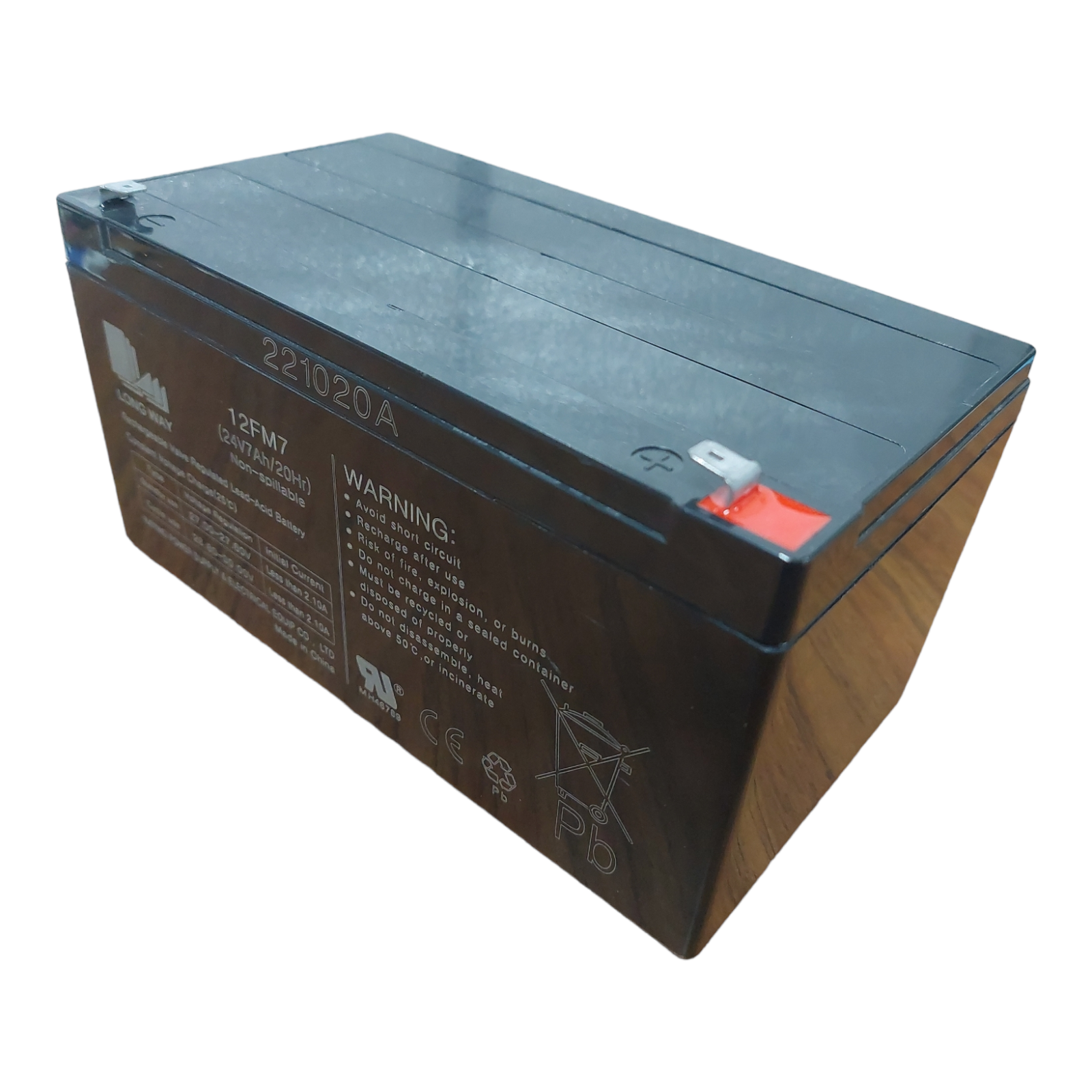 LONGWAY Rechargeable Lead Acid Battery 24V7A20HR 12FM7 XMX613KIDSCAR Replacement