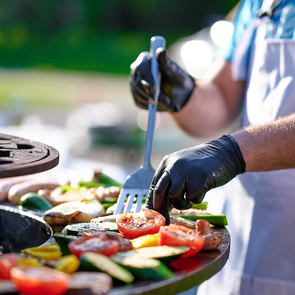 GP CrGP Craft Black Nitrile Gloves Disposable Latex-Free (100/count) 5 Mil Thick