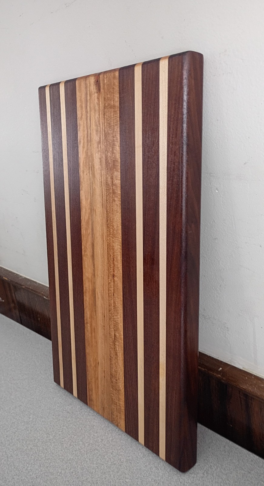 Handmade Cutting Board , Walnut, Maple, And Cherry