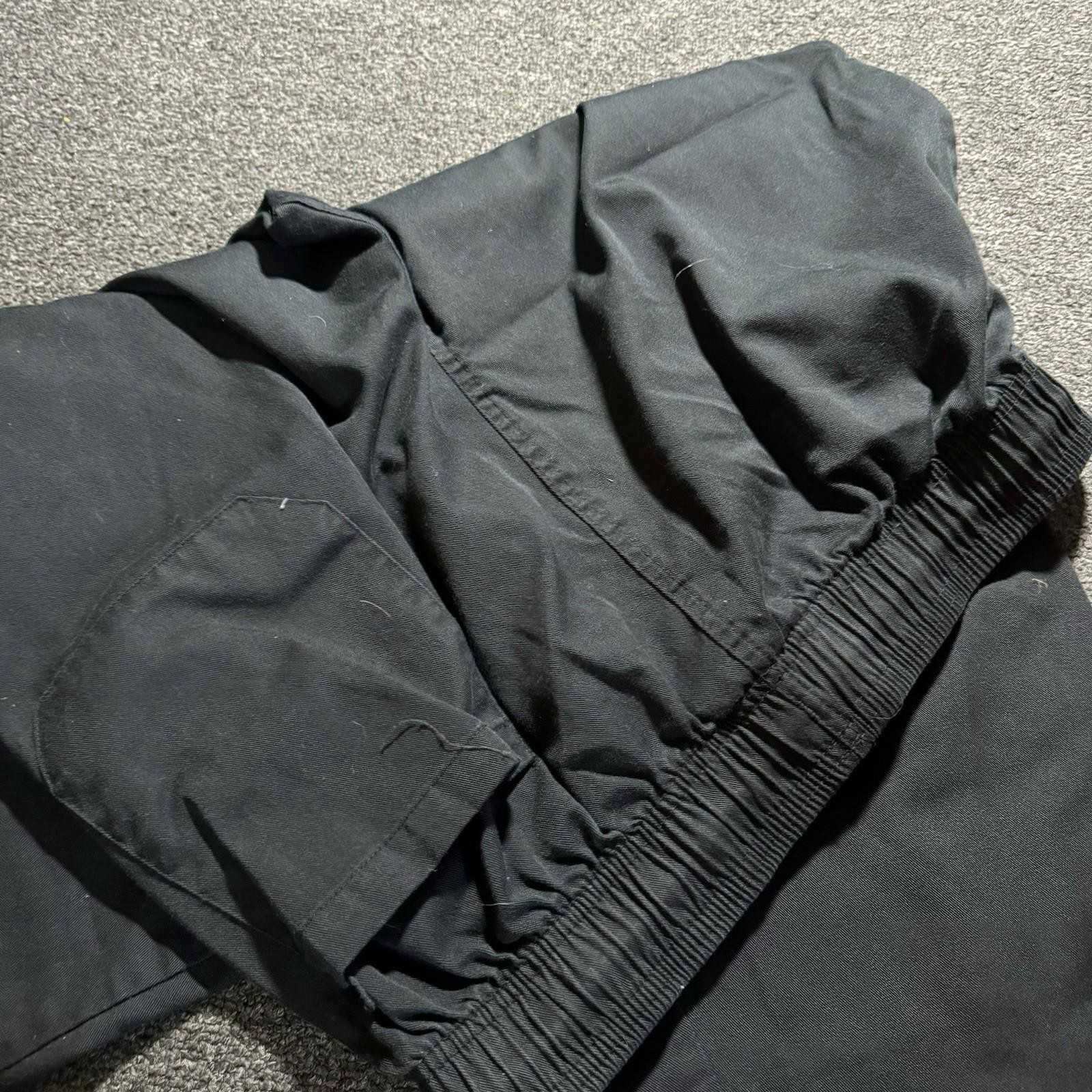 Chef Works Size XL Black Pants Beltless