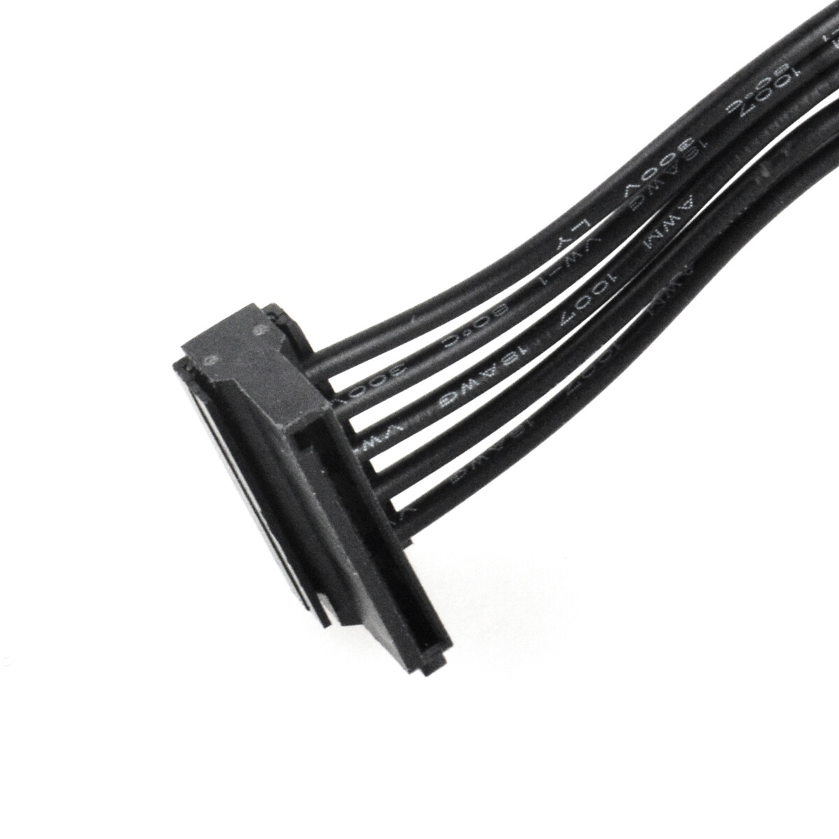 NEW 15 Pin SATA Power 1 Male To 5 Female Splitter Hard Drive Cable fits HDD SSD
