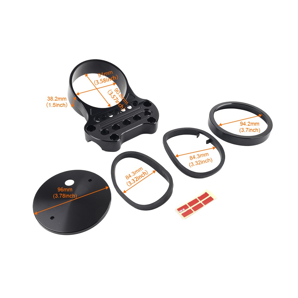 For Harley Sportster XL1200 XL883 Speedometer Bracket Relocation Indicator Clamp