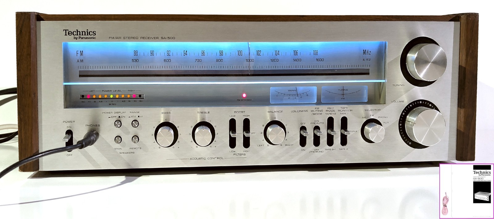 🔥【PRO SERVICE】Technics SA-500 Stereo 110W Receiver~XSTR/LED MODS~SAVE💥GUARANTY