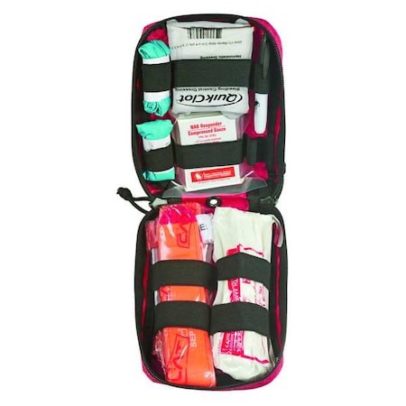 North American Rescue 80-0523 First Aid Trauma Kit, Nylon Bag, 12 Components, 1