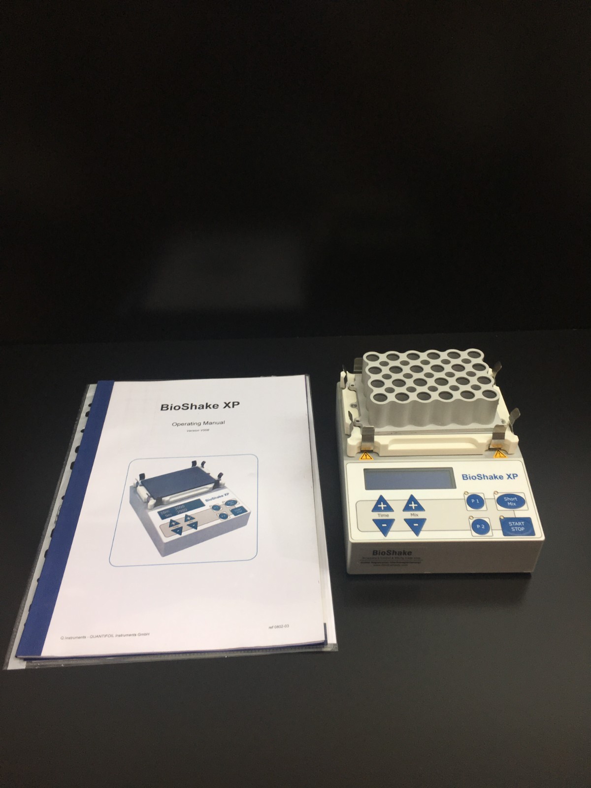 Q Instruments BioShake XP 001266 High Speed Lab Mixer with WARRANTY