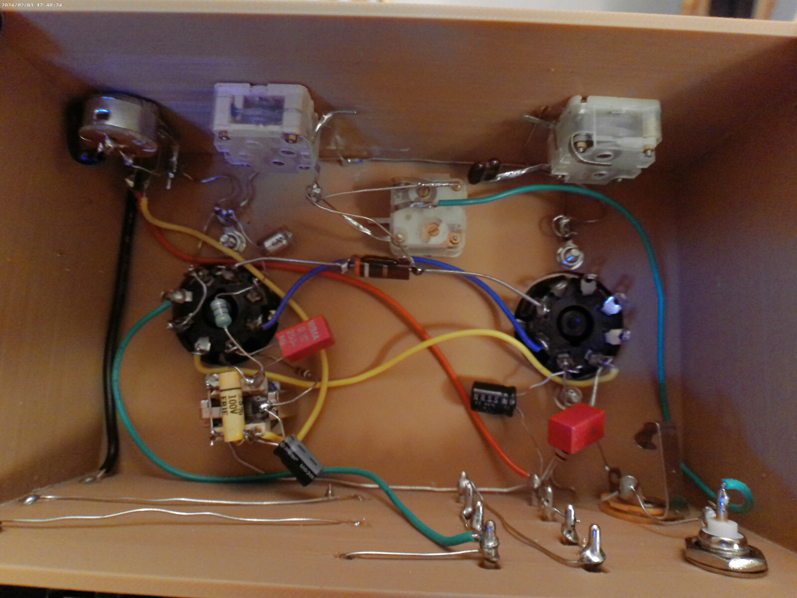 SCHEMATIC ONLY 12L8 REGEN RADIO (540 KHZ TO 15.5 MHZ) AM BROADCAST/SHORTWAVE