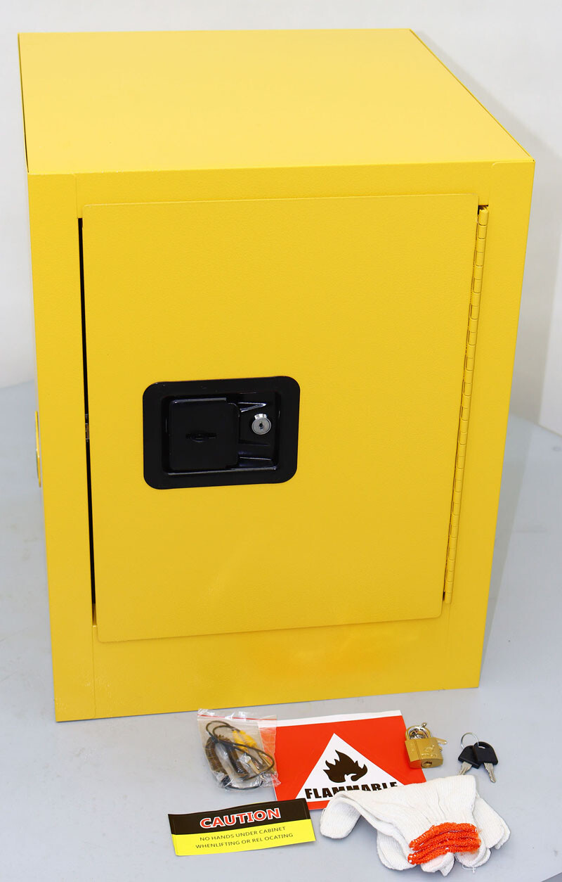 40 Gallon Fireproof Safety Storage Welded Cabinet for Flammable Liquid Free ship