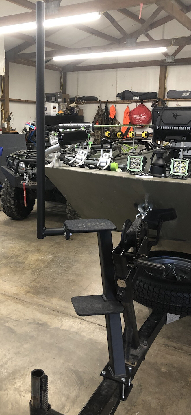 Omega Step Dual Step bass Boat Trailer Steps