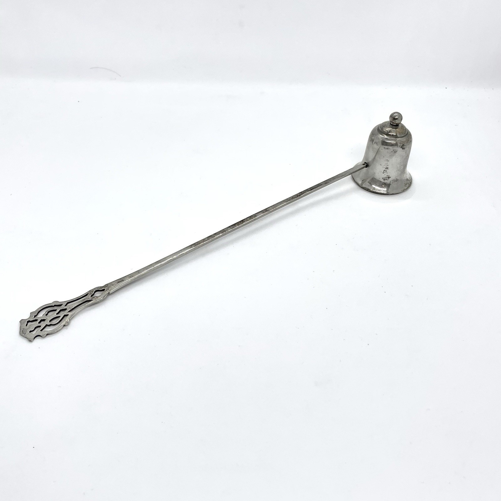 Vintage Chippendale Lunt Sterling Silver Hooded Bell Candle Snuffer Unused 9”