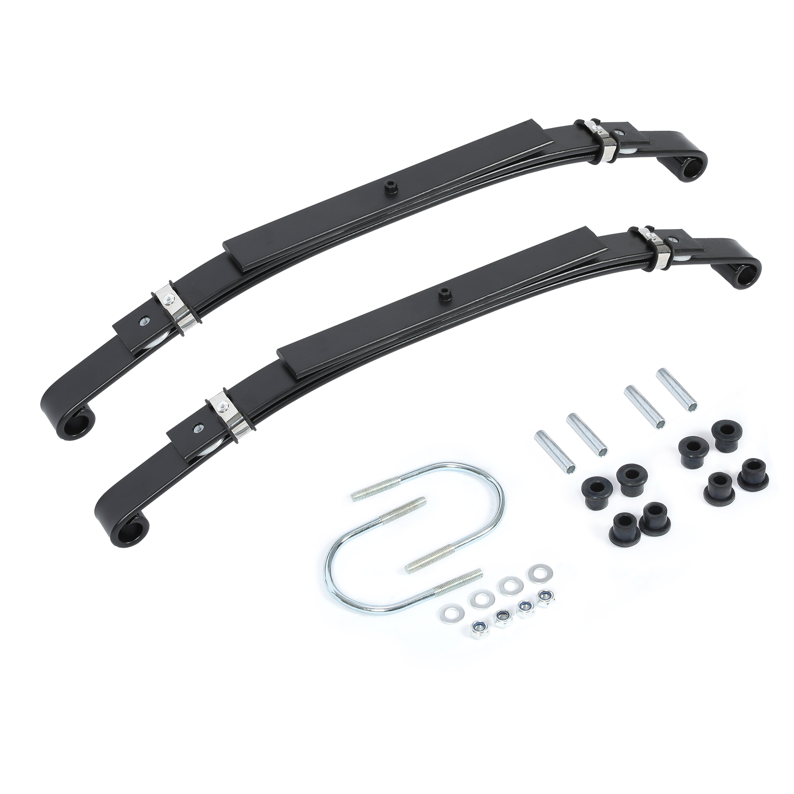 6" A-Arm Lift Kit & Rear Leaf Springs Black For 1982-2003 Club Car DS Golf Cart