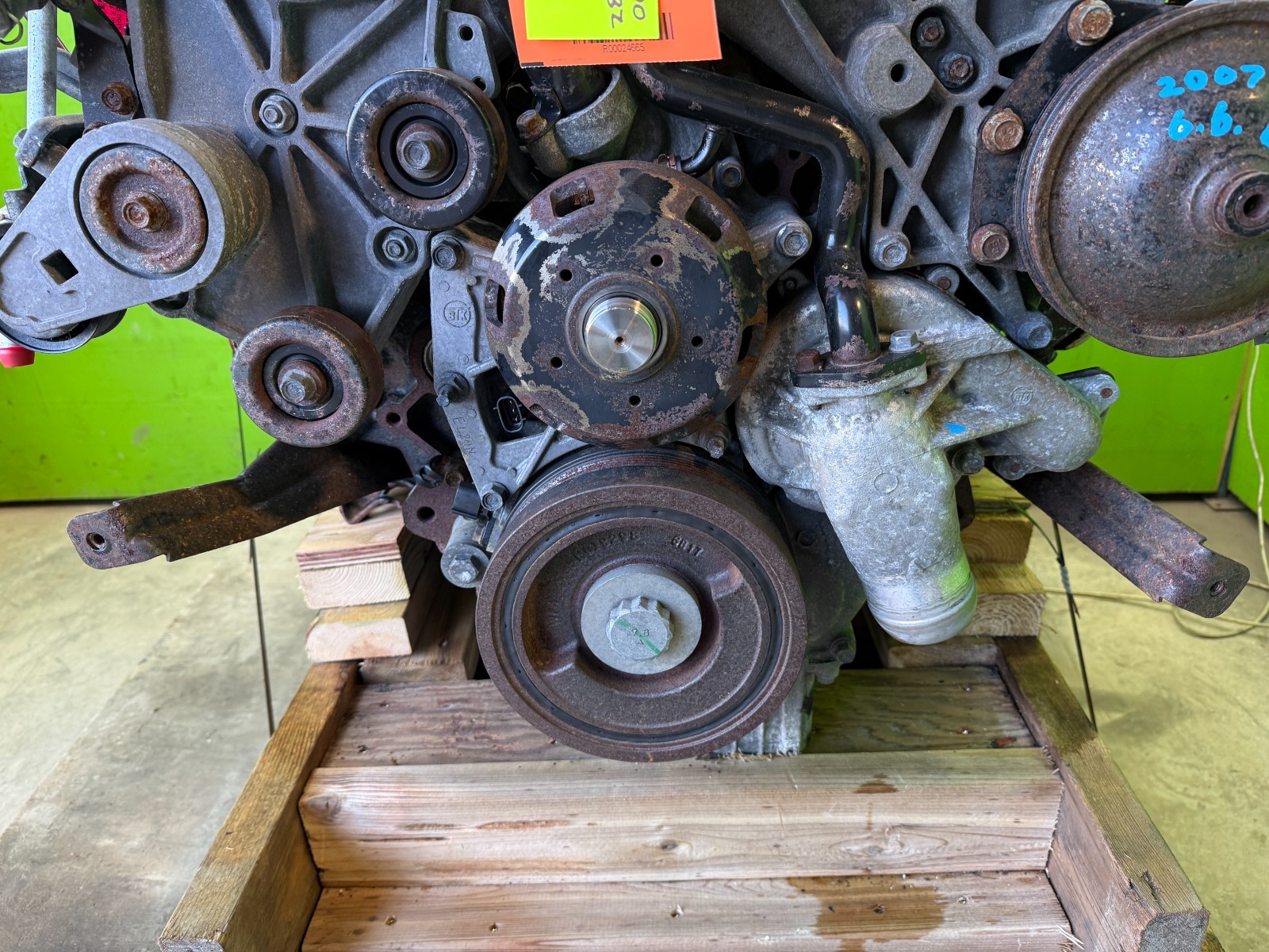 06 07 CHEVROLET GMC 2500 3500 6.6 LBZ DURAMAX DIESEL ENGINE MOTOR NO CORE!! 169K