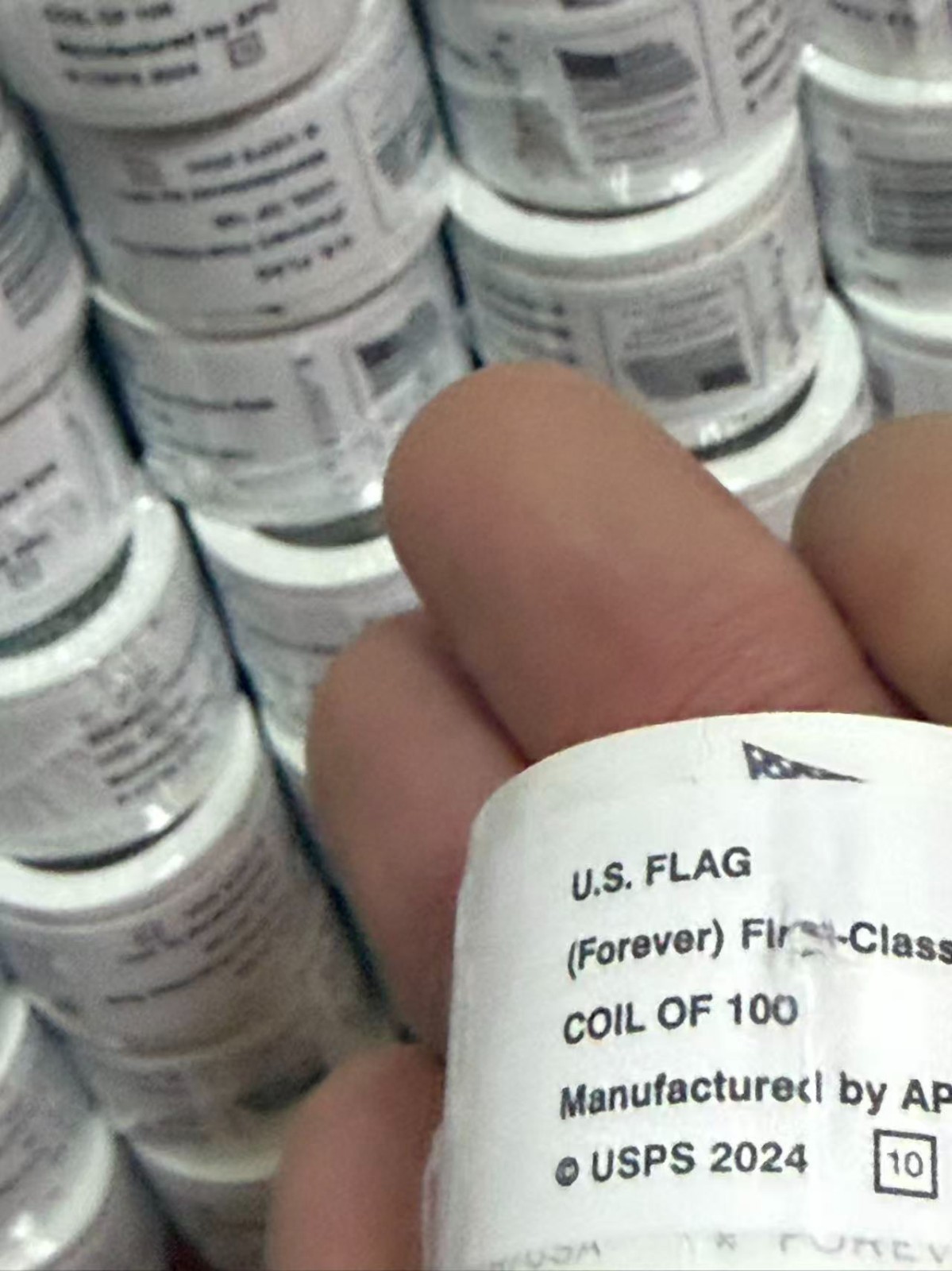 5 rolls of 500 USPS - Postage Free Ship!!-500 PCS-Special Sale!! New seal