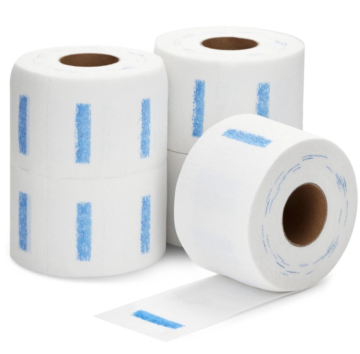 500 Pack Barber Neck Strips Neckbands Paper Roll, Barbershop Supplies, 2.4x11"