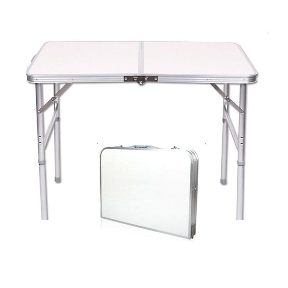 4ft Aluminum Camping Folding Table Portable Office Camping Picnic