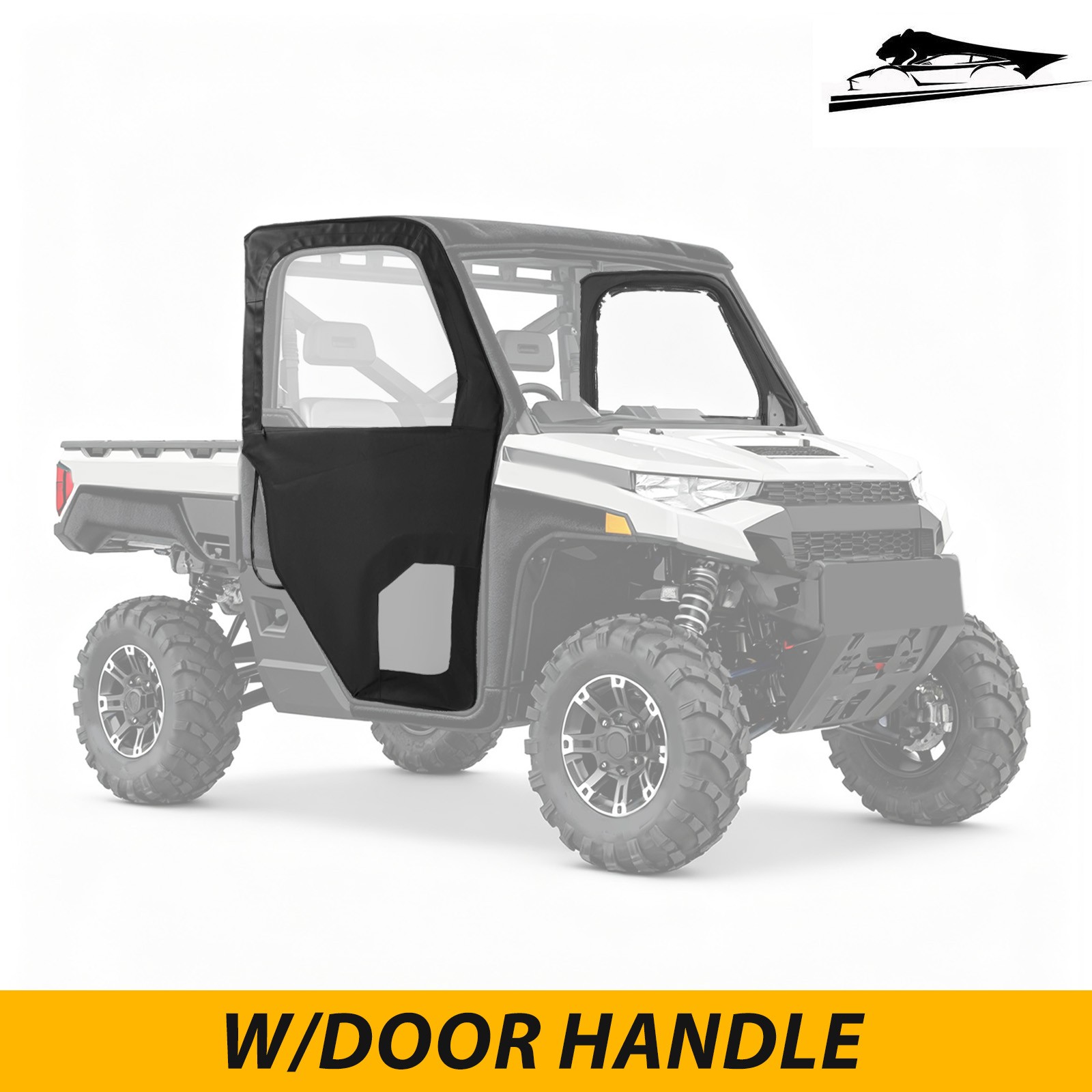 Cab Enclosure Doors W/ Steel Frame For Polaris Ranger 1000 XP 2018-2025
