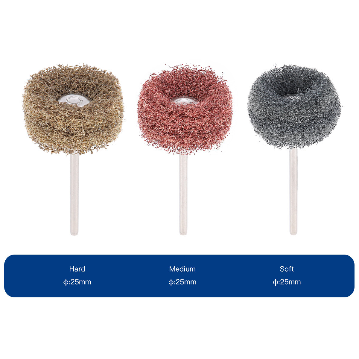 51pcs Dental Polishing Kit Laboratory HP Polisher Set 2.35mm Shank Diameter Burs