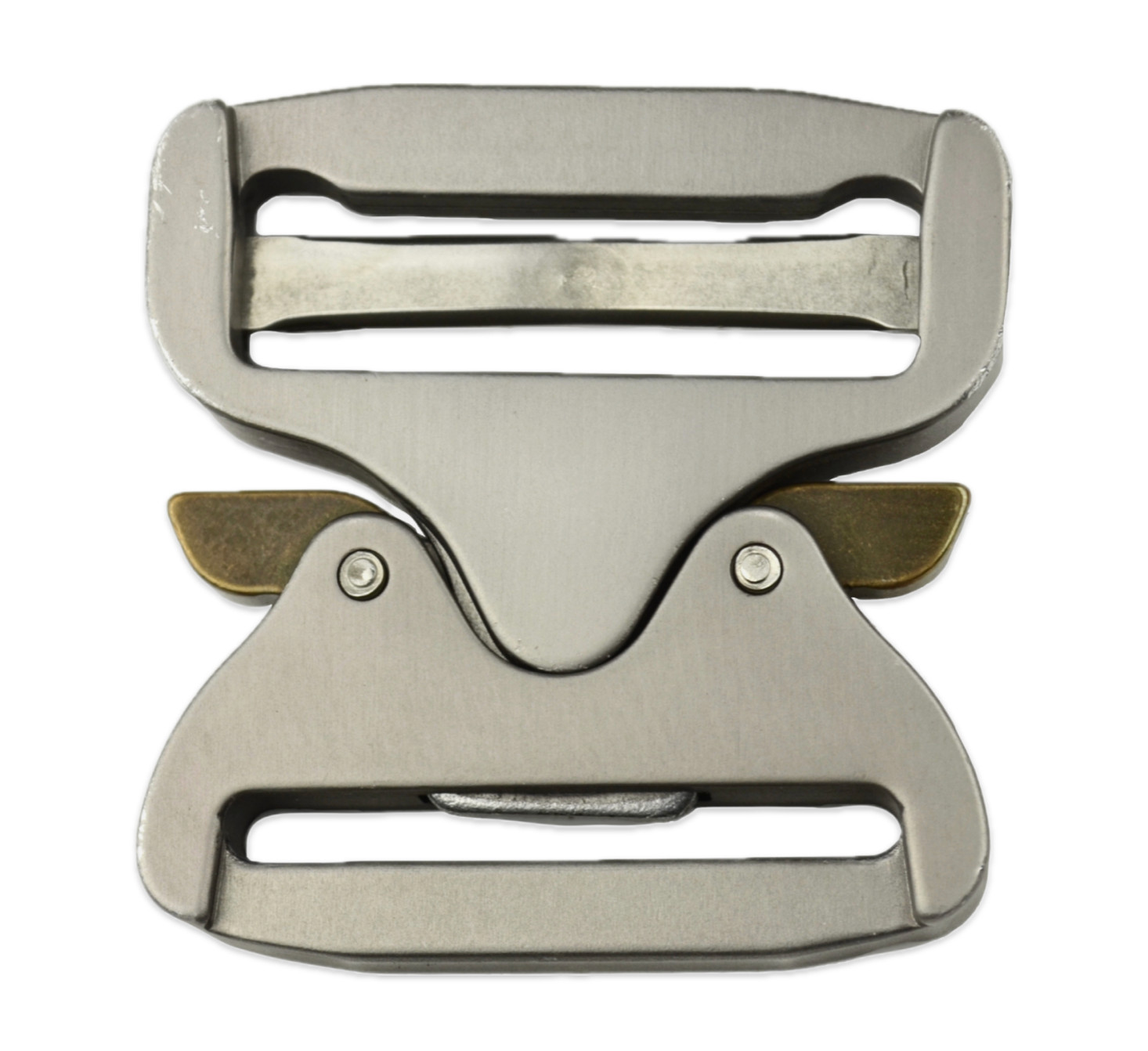 AustriAlpin Cobra Buckle 1.75" 45mm Silver Chrome Riggers