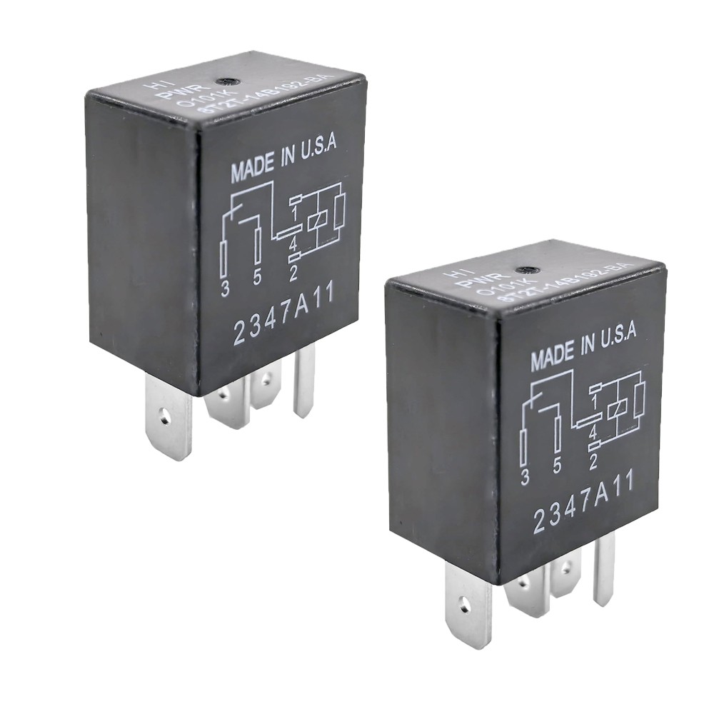 New 8T2T-14B192-BA FoMoCo HI PWR Relay 5Pins Automotive Relay 2pcs