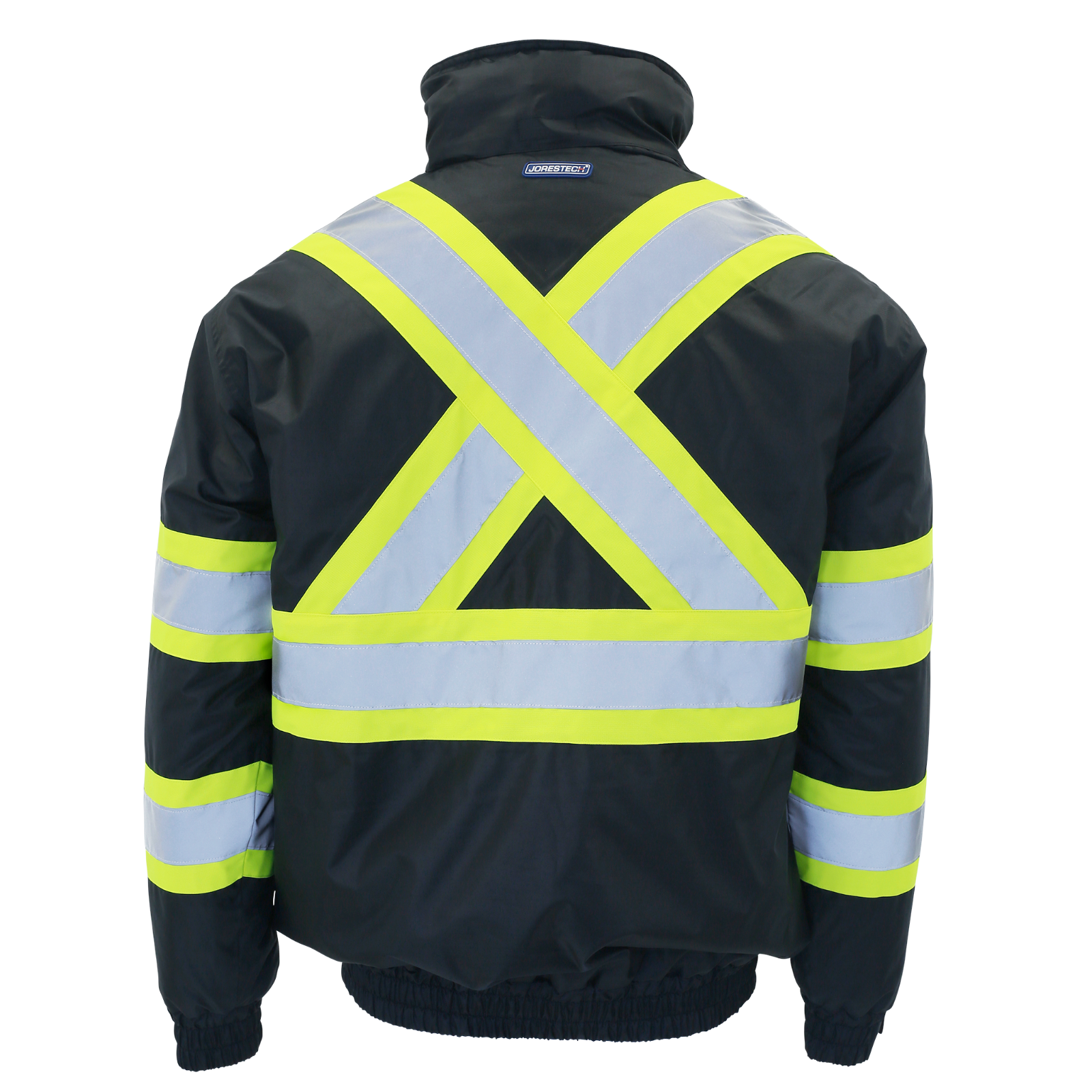 Hi-Vis Insulated Safety Bomber X Back Reflective Jacket ROAD WORK HIGH JORESTECH
