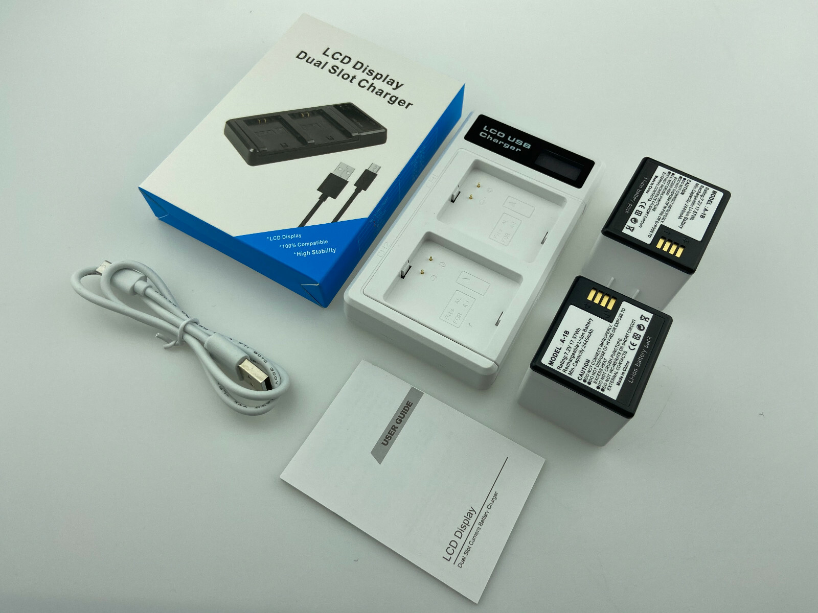 2-Pack Battery & Dual Charging Station for Arlo PRO, PRO 2, LIGHT Camera VMA4400