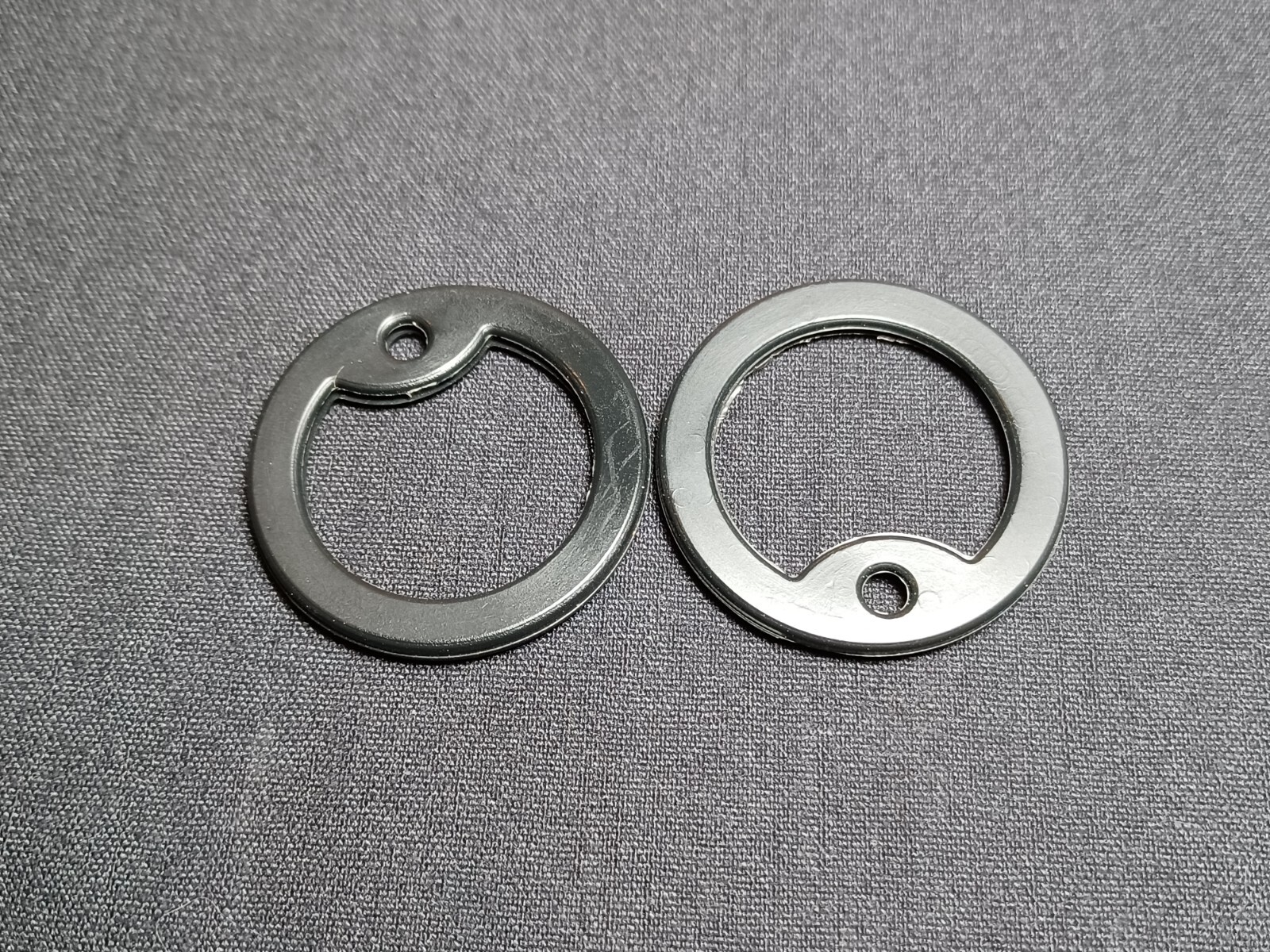 Black Replacement Military, Civilian & Law Enforcement Dog Tag Silencers Set