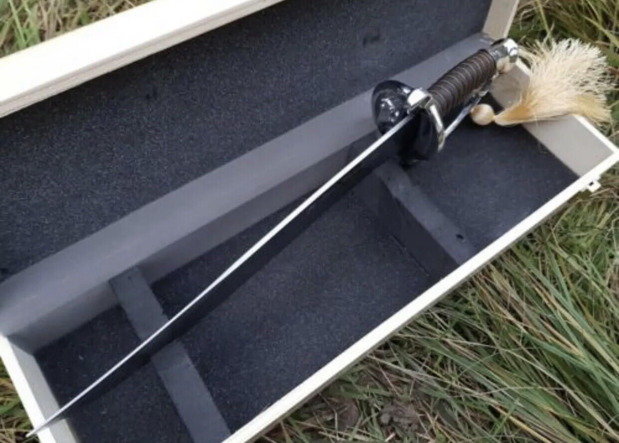 Laguiole Handmade Champagne Sabre Sword Limited Edition With Stand And Gift Box