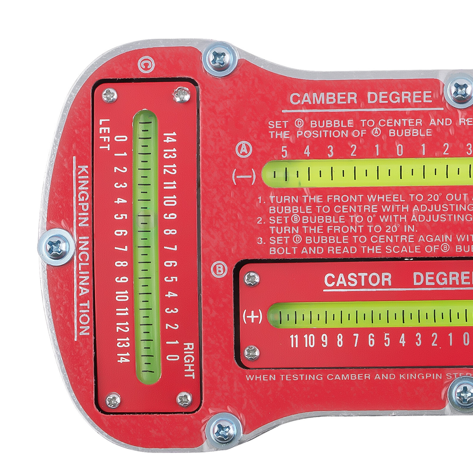 Magnetic Camber Caster KingPin Gauge Automobile Car Truck Wheel Alignment Tool