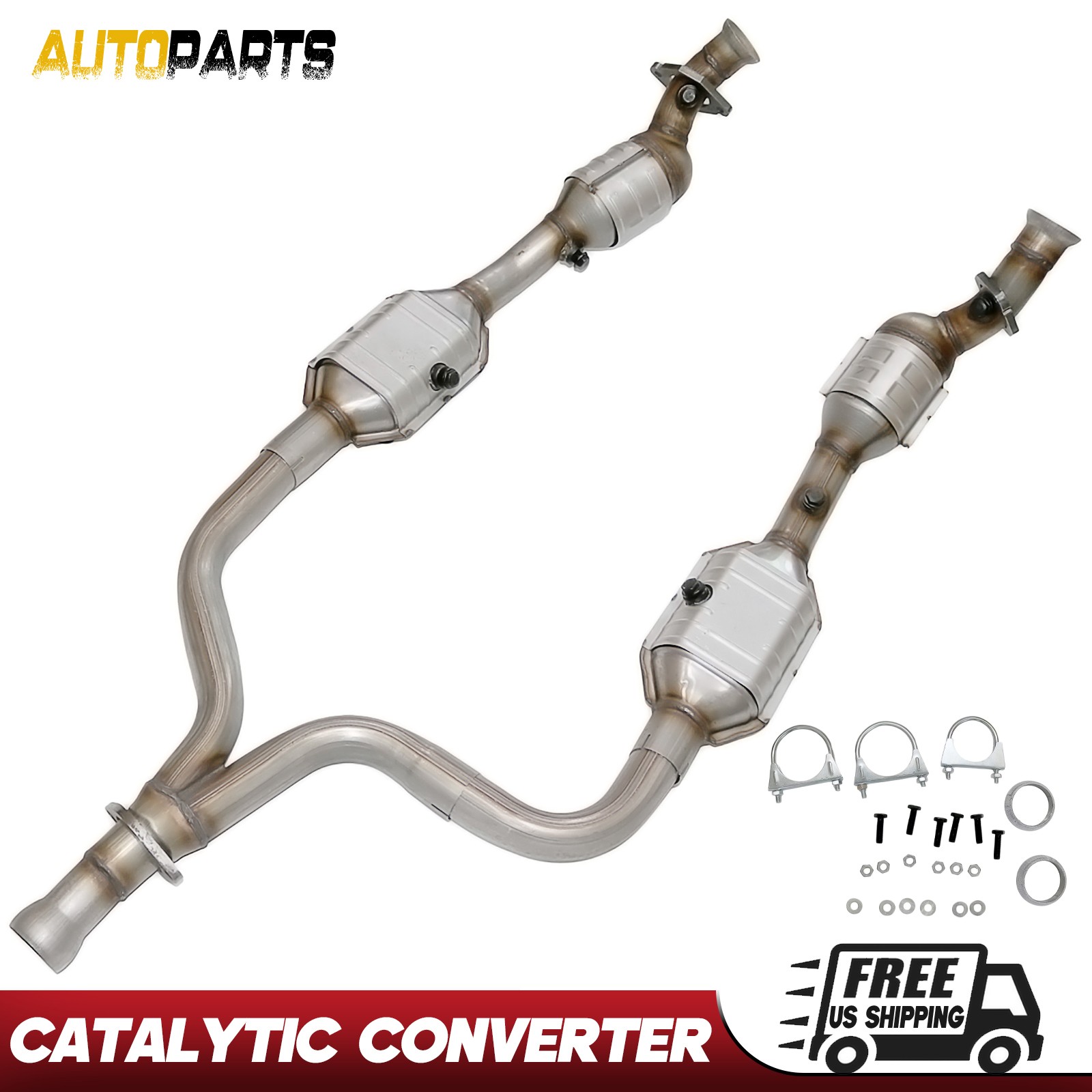 Catalytic Converter for Ford Mustang 1999-2004 V6 3.8L 3.9L Front Left & Right