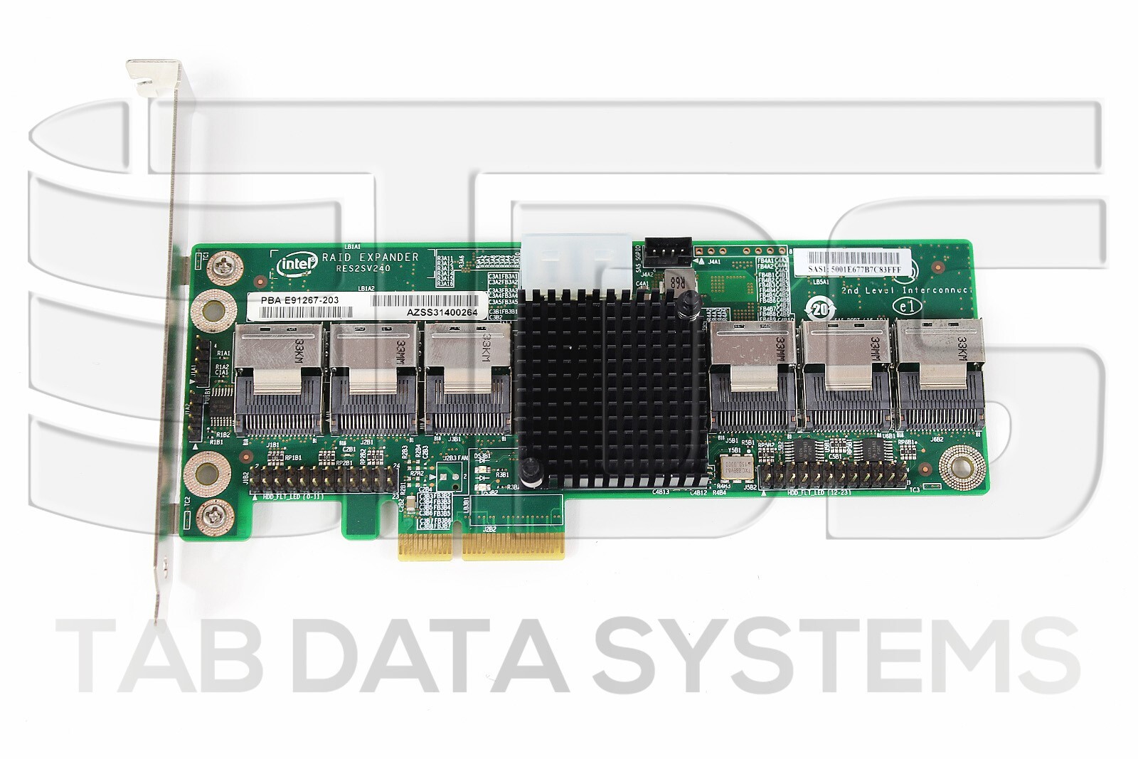 Intel RES2SV240 24-Port 6GB SAS/SATA RAID Expander Card E91267-203
