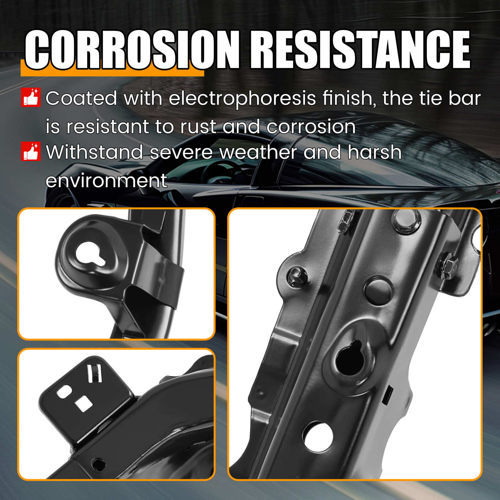 Upper Radiator Core Support Tie Bar For Chevrolet Malibu 2016-2024 #84020973