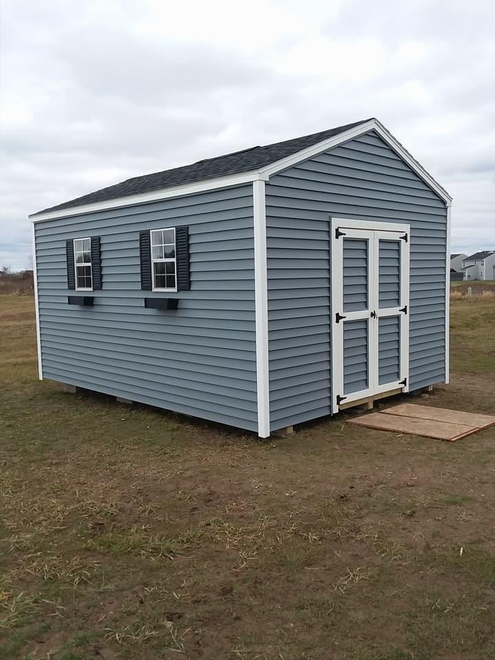 Shed Window 24 x 27 SAFETY / TEMPERED GLASS White Flush Playhouse Treehouse