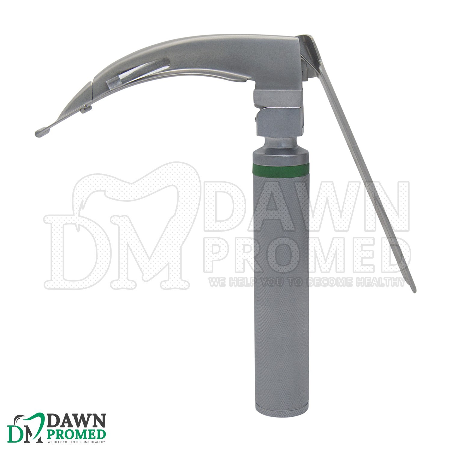 4 Pcs Mccoy Laryngoscope Flexi-Tip Fiberoptic Led Blade #2, 3, 4 Medium Handle