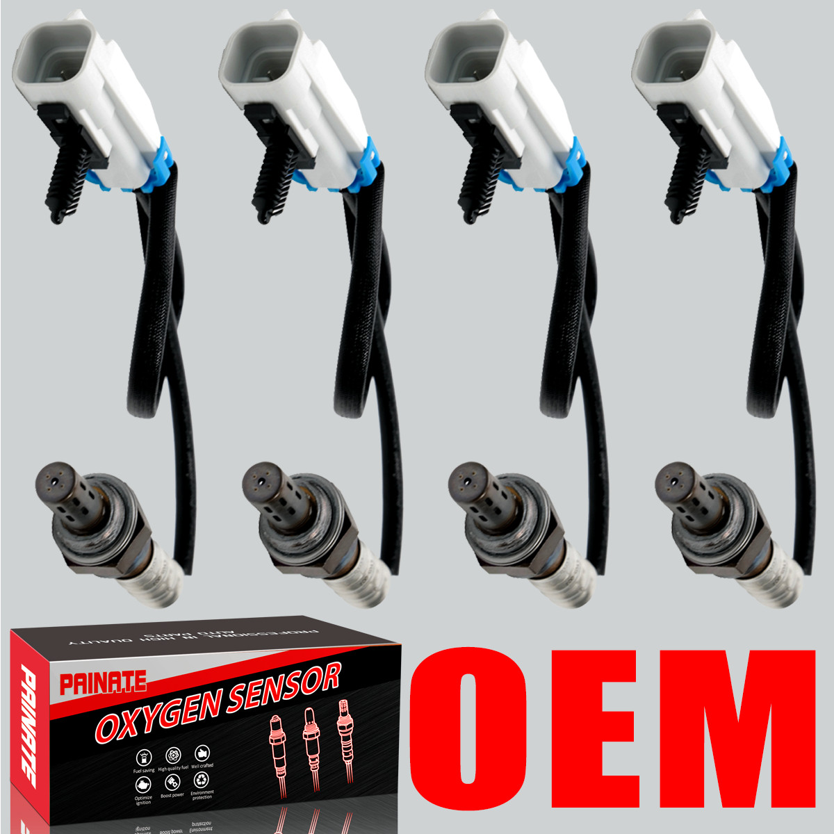 Brand 4PCS OEM Upstream & Downstream Oxygen O2 Sensor For Chevy GMC Sierra 1500