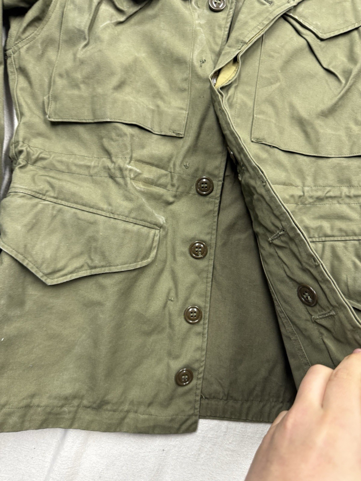 Deadstock 1944 M43 MQ1 Field Jacket Size 34 S Sigmund Eisner Co