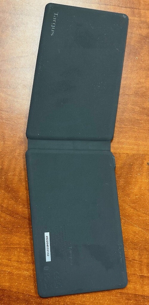 Targus Wireless Folding Keyboard Bluetooth Antimicrobial Protection AKF003US