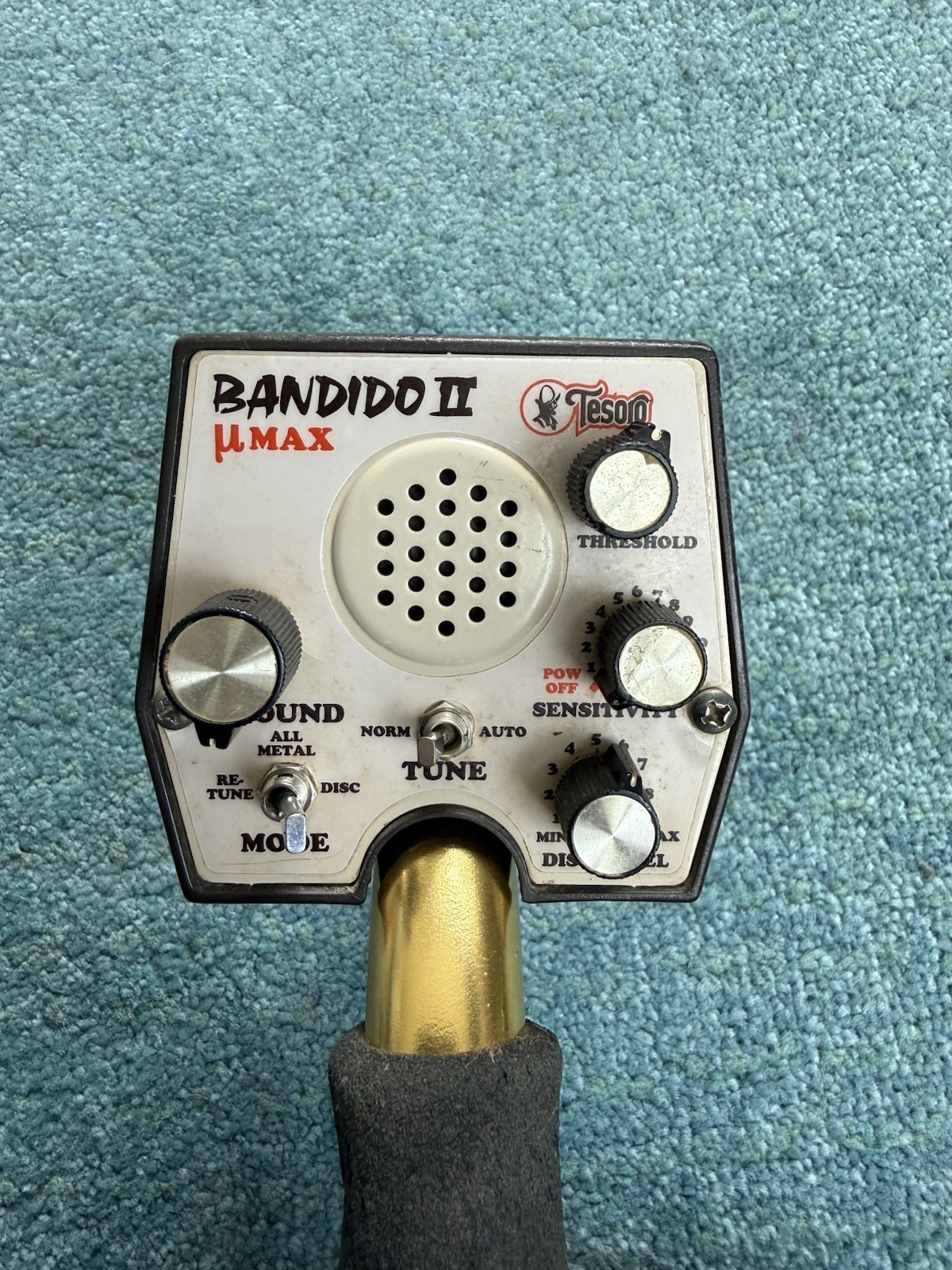 Tesoro Bandido II uMax Metal Detector with ground balance treasure coins relic