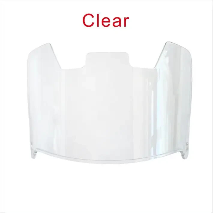 CLEAR Full Size Football Helmet Visor, Eye Shield With Quick Clips