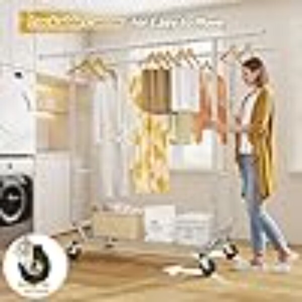 Clothes Rack Heavy Duty Clothing Racks for Hanging Clothes Load 620LBS