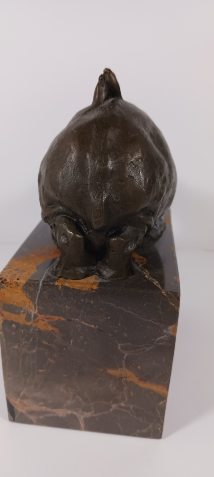 Statue Sculpture hippo Wildlife Art Deco Style Art Nouveau Style Bronze Figurine