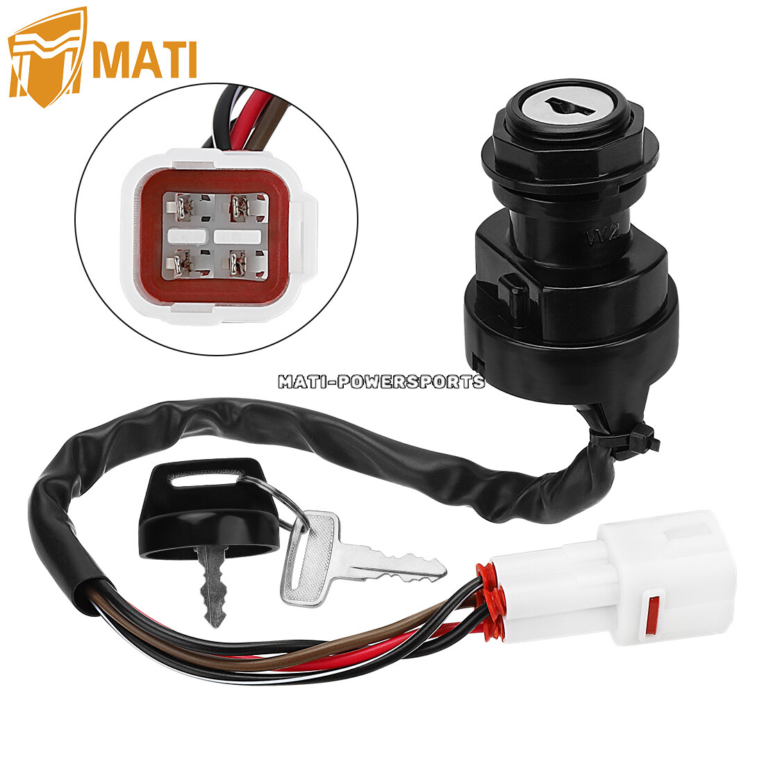 Ignition Key Switch for Yamaha Grizzly 600 YFM600F 4x4 1998 1999 2000 2001