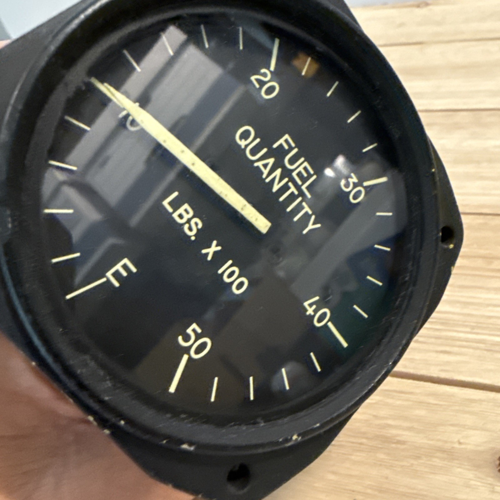 Simmonds Aerocessories Aircraft Fuel Quantity Aircraft Gage WWII Era 5000lbs