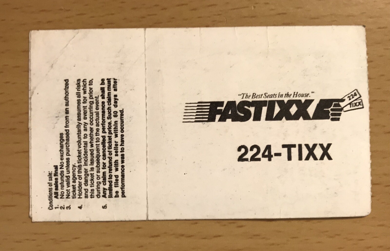 1992 THE DOORS RAY MANZAREK / MICHAEL MCCLUE PORTLAND CONCERT TICKET STUB