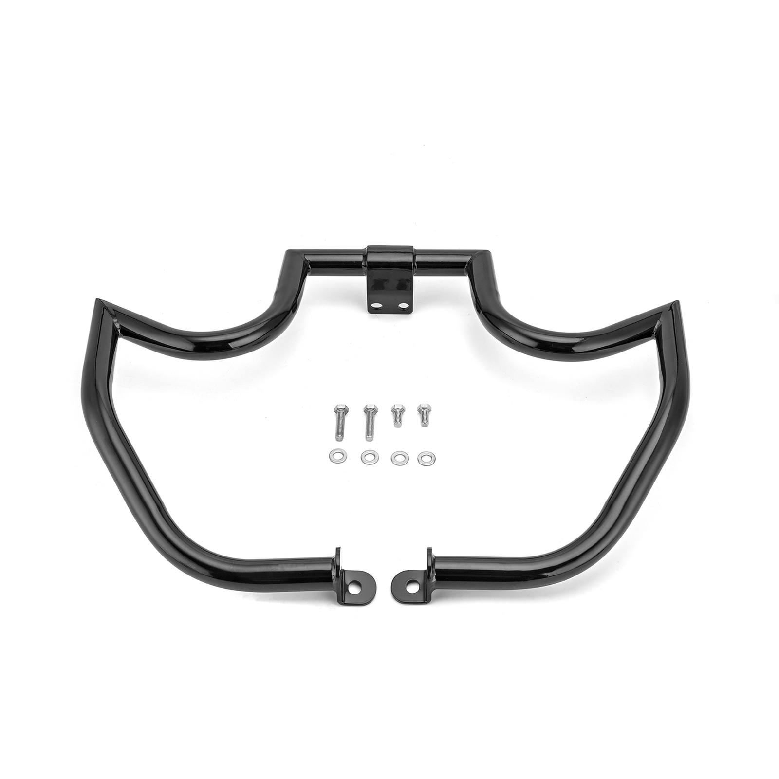 Gloss Black Highway Engine Guard Crash Bar For 04-22 Harley Sportster 883 1200