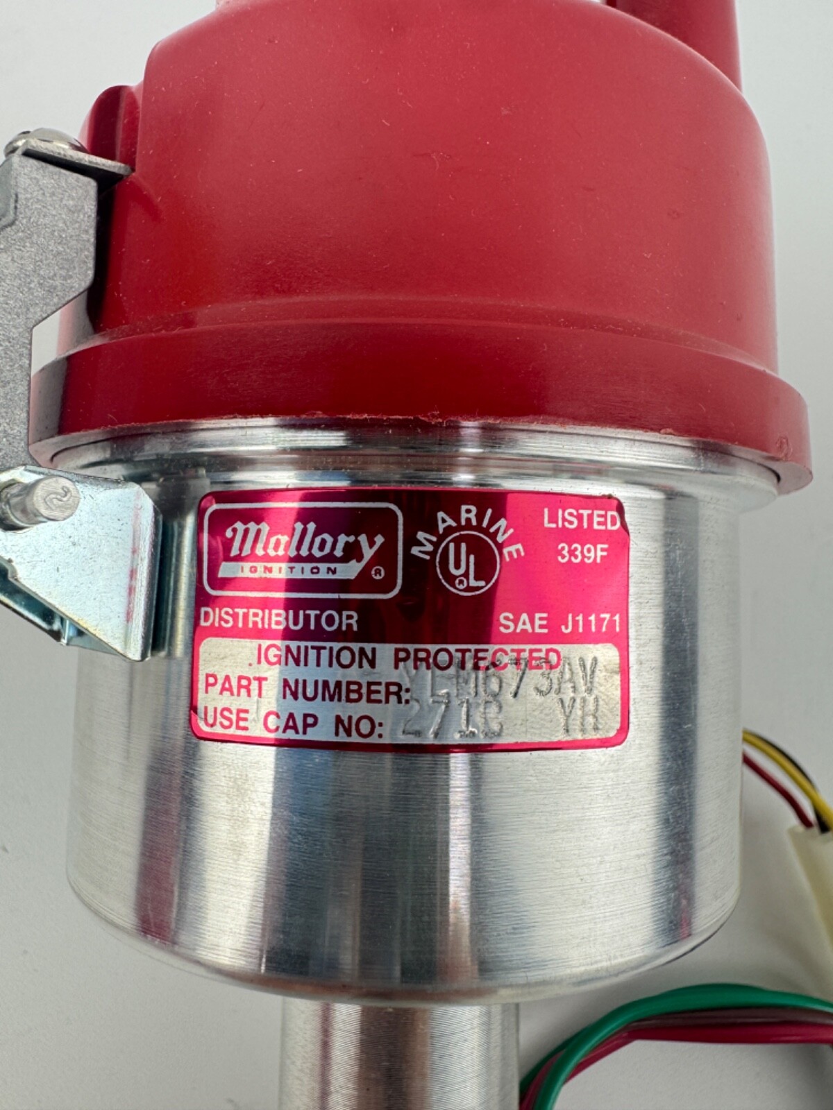 Sierra 18-5486 Marine Electronic Ignition Distributor, Mallory YLM673AV