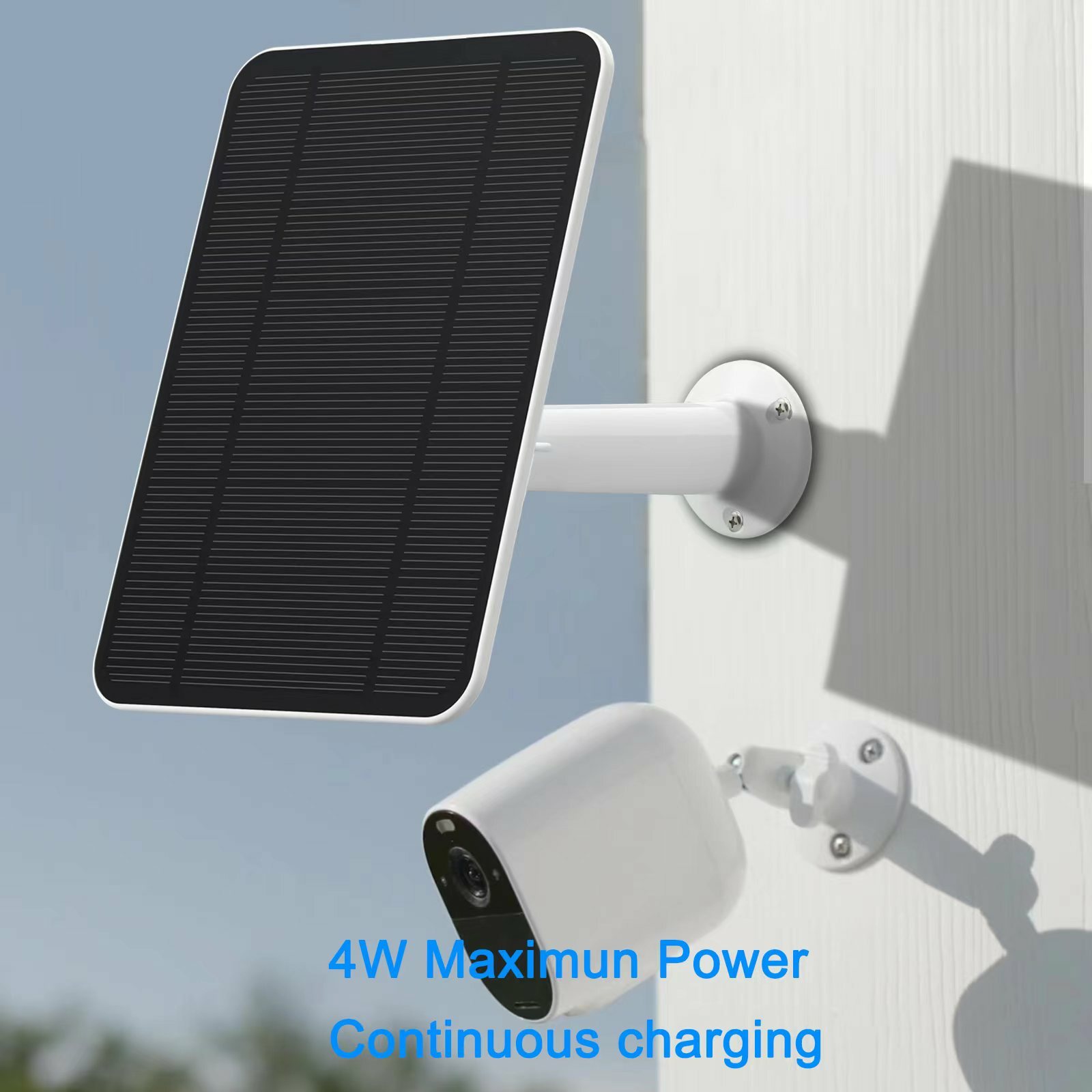 Solar Panel Charging for Arlo Essential Spotlight / XL Spotlight Camera W/ Cable